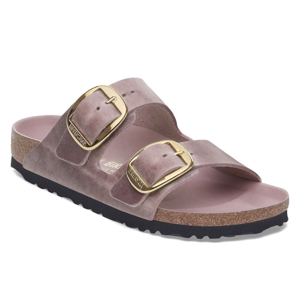 Birkenstock big buckle lavender